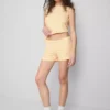 Colecția Primark | Pantaloni scurți mulati cu dungi, cu conținut ridicat de bumbac Colecția Primark | Pantaloni scurți mulati cu dungi, cu conținut ridicat de bumbac
