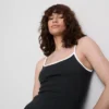 Colecția Primark | Rochie mini cu bretele și bordură contrastantă Colecția Primark | Rochie mini cu bretele și bordură contrastantă