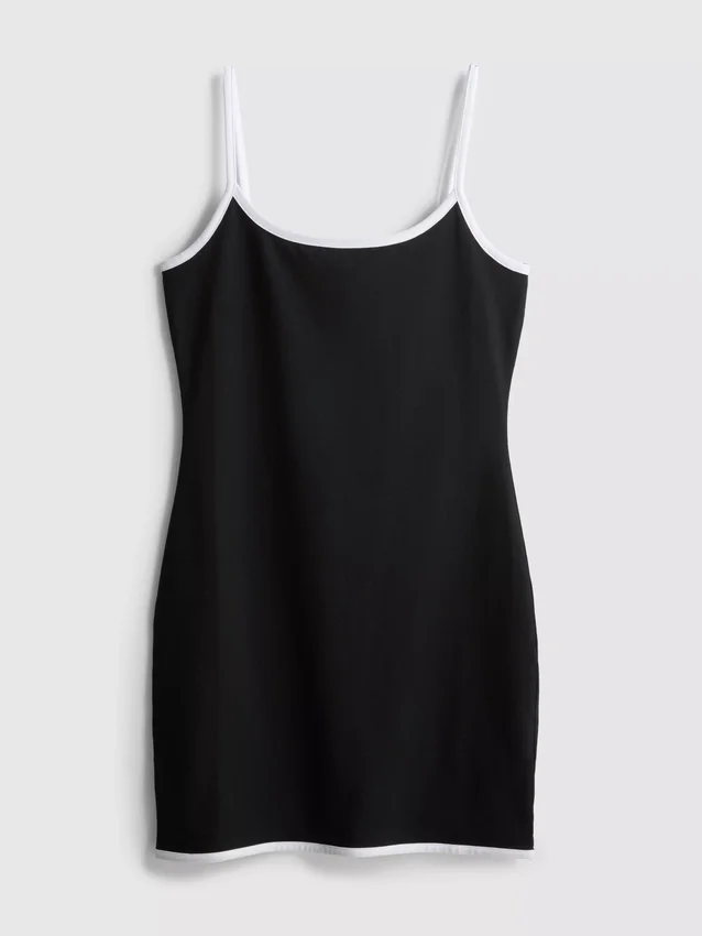 Colecția Primark | Rochie mini cu bretele și bordură contrastantă Colecția Primark | Rochie mini cu bretele și bordură contrastantă