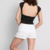 Colecția Primark | Top cu mâneci scurte și spate decupat Colecția Primark | Top cu mâneci scurte și spate decupat
