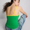 Colecția Primark | Top scurt cu bretele „Brazil” Colecția Primark | Top scurt cu bretele „Brazil”