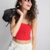 Colecția Primark | Tricou bandeau din jersey cu conținut ridicat de bumbac Colecția Primark | Tricou bandeau din jersey cu conținut ridicat de bumbac