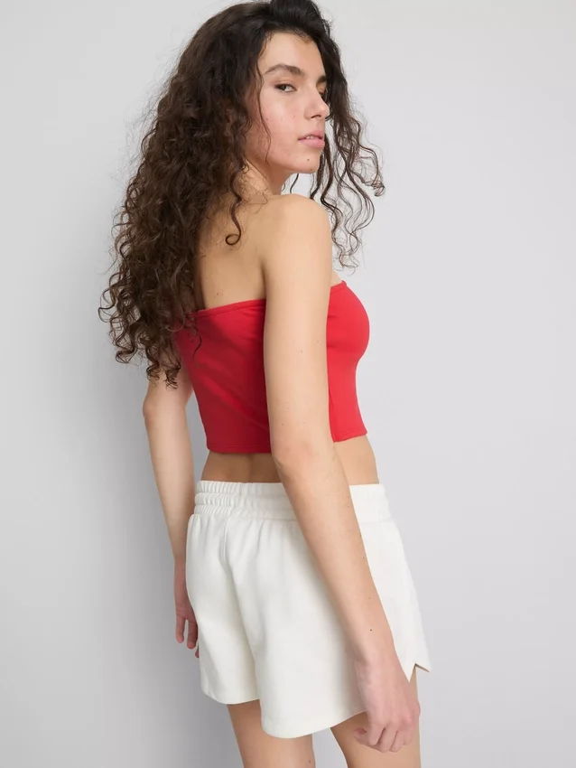 Colecția Primark | Tricou bandeau din jersey cu conținut ridicat de bumbac Colecția Primark | Tricou bandeau din jersey cu conținut ridicat de bumbac