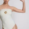 Costum de baie bandeau cu accesorii în formă de scoici Costum de baie bandeau cu accesorii în formă de scoici