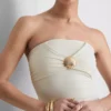 Costum de baie bandeau cu accesorii în formă de scoici Costum de baie bandeau cu accesorii în formă de scoici