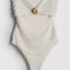 Costum de baie bandeau cu accesorii în formă de scoici Costum de baie bandeau cu accesorii în formă de scoici