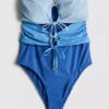 Costum de baie bandeau cu decupaje Costum de baie bandeau cu decupaje