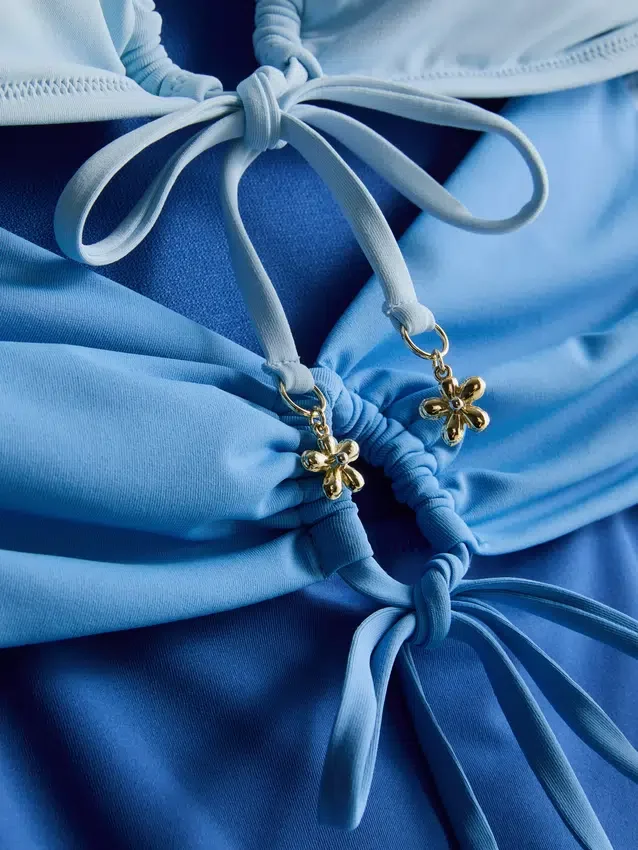 Costum de baie bandeau cu decupaje Costum de baie bandeau cu decupaje