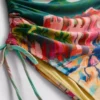 Costum de baie cu volane și imprimeu pitoresc Costum de baie cu volane și imprimeu pitoresc