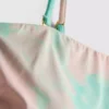 Costum de baie cu volane și imprimeu pitoresc Costum de baie cu volane și imprimeu pitoresc