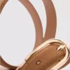 Cureaua subțire din piele de căprioară „The Edit” Cureaua subțire din piele de căprioară „The Edit”