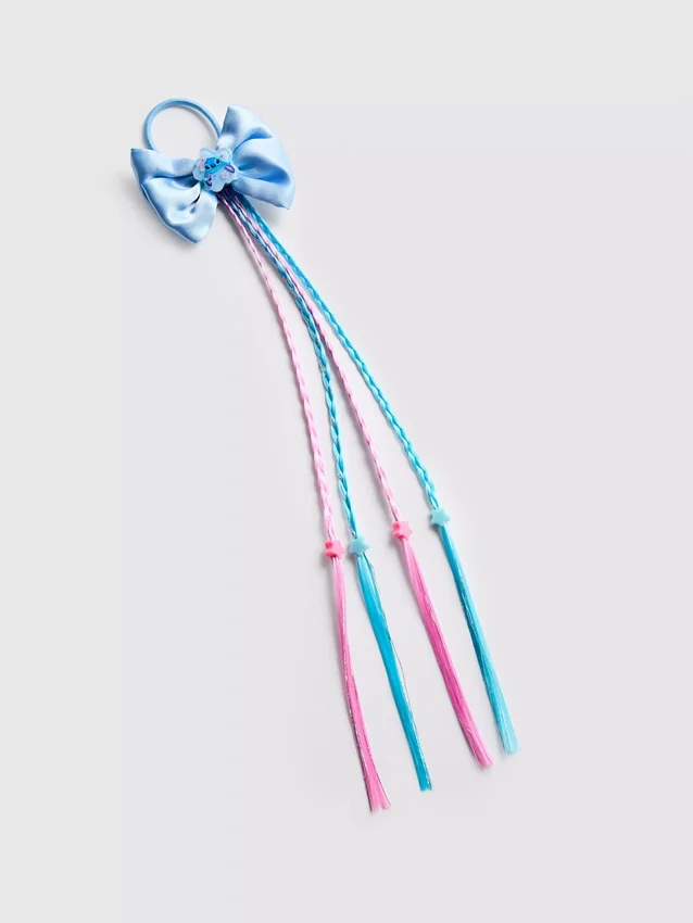 Elastic de păr cu fundă și împletitură cu Stitch de la Disney Elastic de păr cu fundă și împletitură cu Stitch de la Disney