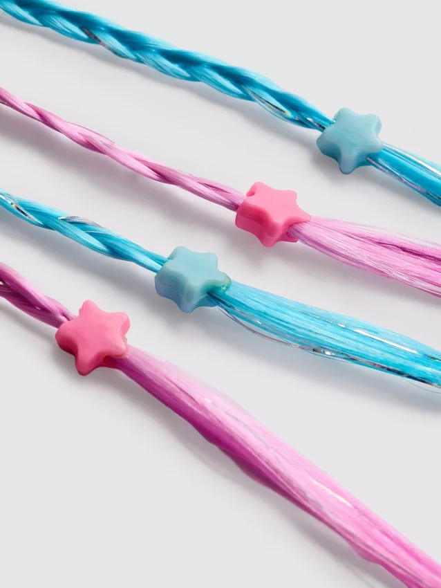 Elastic de păr cu fundă și împletitură cu Stitch de la Disney Elastic de păr cu fundă și împletitură cu Stitch de la Disney