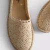 Espadrile cu dantelă
