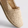 Espadrile cu dantelă