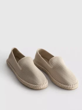 Espadrile tricotate cu talpă joasă