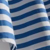 Fustă maxi din bumbac, în linie A, cu dungi Fustă maxi din bumbac, în linie A, cu dungi