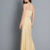 Fustă maxi din satin, cu croi în A Fustă maxi din satin, cu croi în A