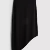 Fustă midi asimetrică din jersey Fustă midi asimetrică din jersey