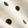 Fustă midi din bumbac amestecat cu dantelă cu buline