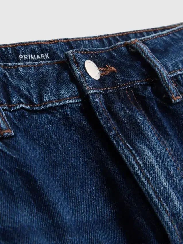Fustă mini din denim de bumbac Fustă mini din denim de bumbac