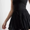 Fustă mini Rara cu șnur Fustă mini Rara cu șnur