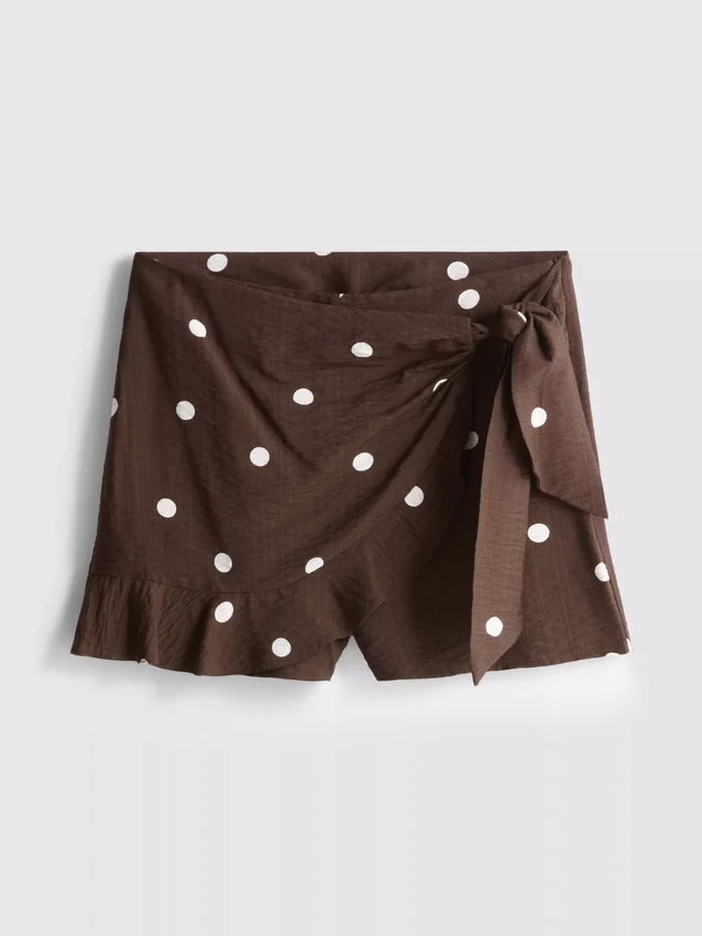 Fustă-pantalon cu buline Fustă-pantalon cu buline