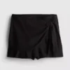 Fustă-pantalon cu legături laterale Fustă-pantalon cu legături laterale