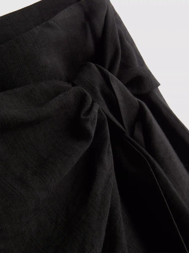 Fustă-pantalon cu legături laterale Fustă-pantalon cu legături laterale