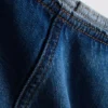 Fustă-pantalon mini din denim de bumbac Fustă-pantalon mini din denim de bumbac