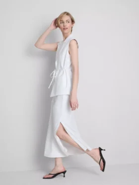 Fusta maxi din in „The Edit”