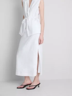 Fusta maxi din in „The Edit”