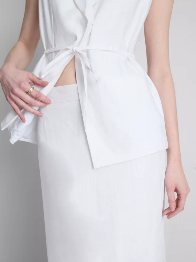 Fusta maxi din in „The Edit” Fusta maxi din in „The Edit”