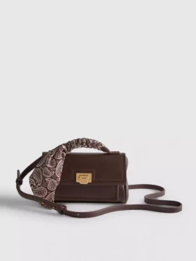 Geantă crossbody cu detaliu eșarfă
