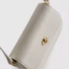 Geantă crossbody din piele sintetică cu imprimeu de șarpe