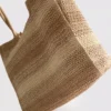 Geantă de cumpărături cu aspect țesut Geantă de cumpărături cu aspect țesut