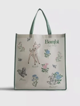 Geantă de cumpărături mare reutilizabilă „Bambi” de la Disney