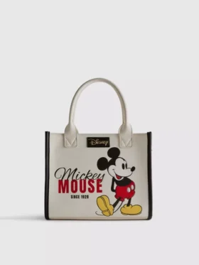 Geantă de mână din imitație de piele cu Mickey și prietenii de la Disney