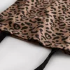Geantă de pânză cu imprimeu leopard Geantă de pânză cu imprimeu leopard