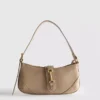 Geantă de umăr cu detalii metalice