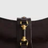 Geantă de umăr cu detalii metalice
