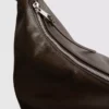 Geantă de umăr moale cu detaliu inel