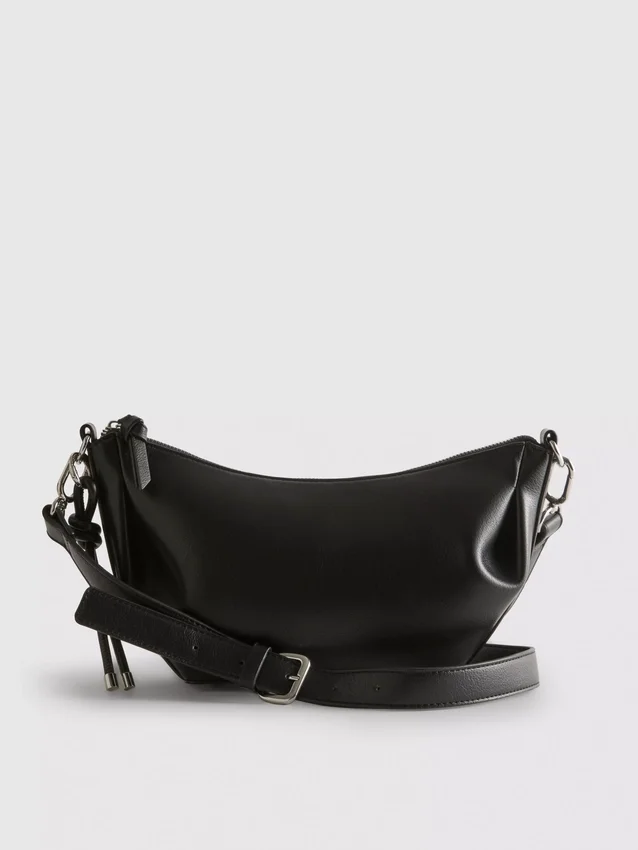 Geantă de umăr tip sling din imitație de piele Geantă de umăr tip sling din imitație de piele