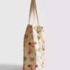 Geantă tote cu imprimeu vegetal Geantă tote cu imprimeu vegetal