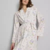 Halat mini cu imprimeu floral Halat mini cu imprimeu floral