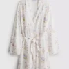 Halat mini cu imprimeu floral Halat mini cu imprimeu floral