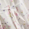 Halat mini cu imprimeu floral Halat mini cu imprimeu floral