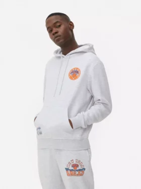 Hanorac cu glugă și șnur NBA New York Knicks Hanorac cu glugă și șnur NBA New York Knicks