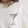 Hanorac cu imprimeu grafic „Martini”, cu conținut ridicat de bumbac Hanorac cu imprimeu grafic „Martini”, cu conținut ridicat de bumbac