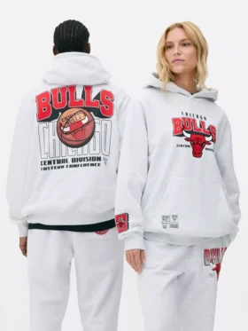 Hanorac cu logo-ul echipei NBA Chicago Bulls